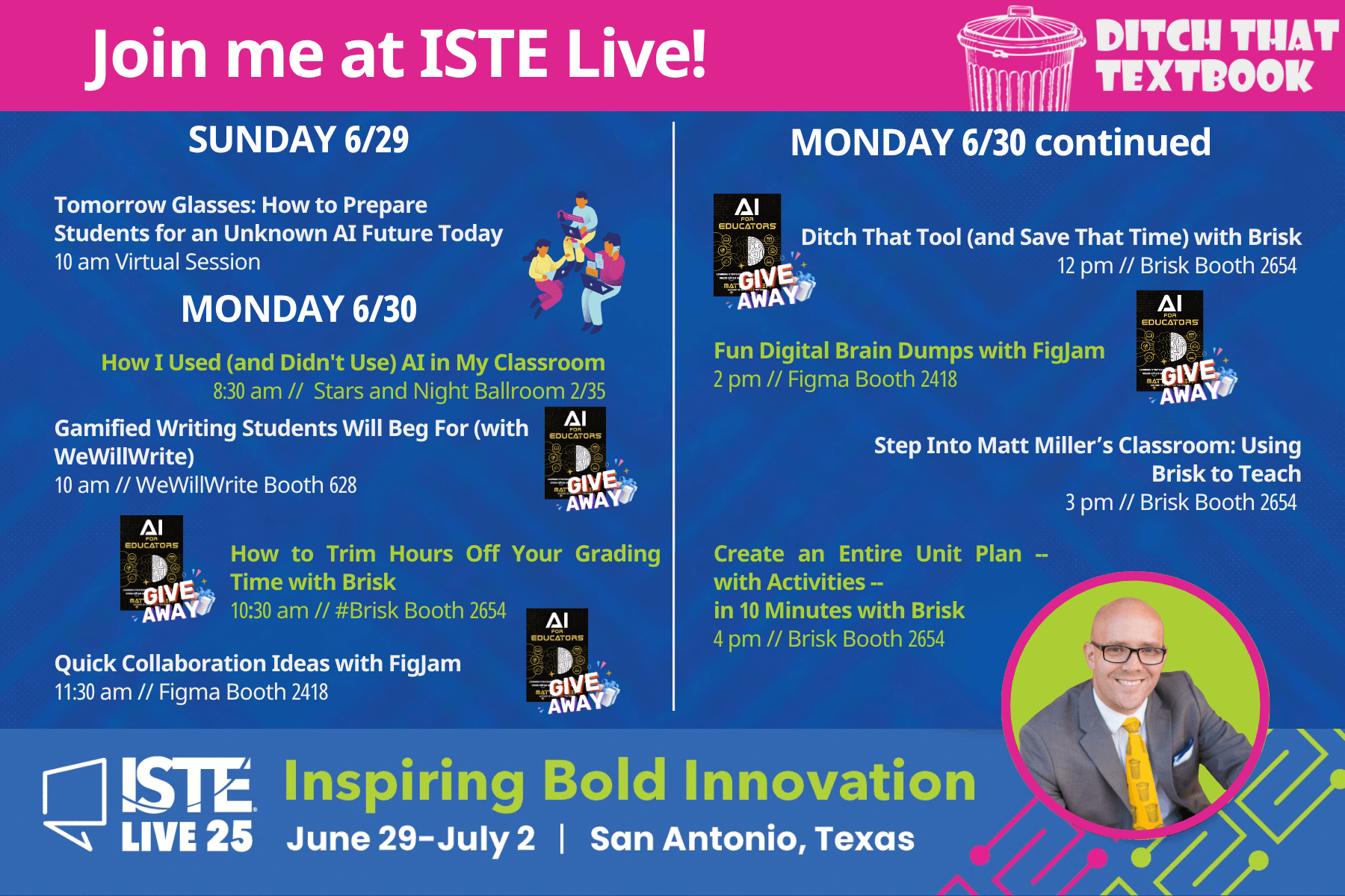 ISTE Live - Ditch That Textbook