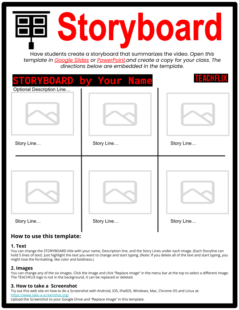 YouTube Storyboard