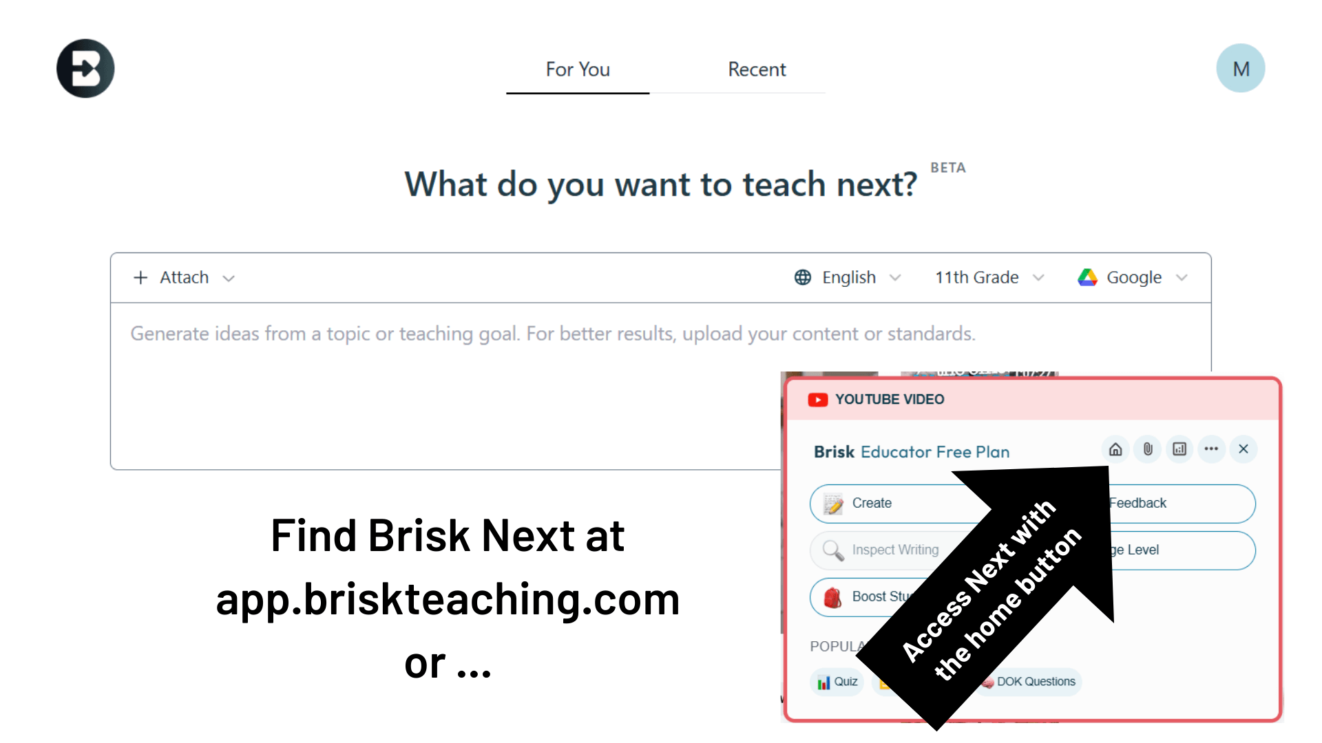 where to find brisk next