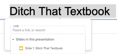 Sliding Link Example Slides Superpowers: Engaging slide-to-slide linking activities - Ditch ...