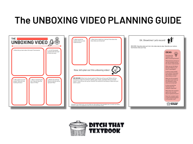 The Unboxing Video: A fun classroom video activity - Ditch That Textbook