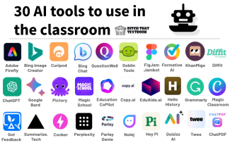 30 AI tools for the classroom - Ditch That Textbook